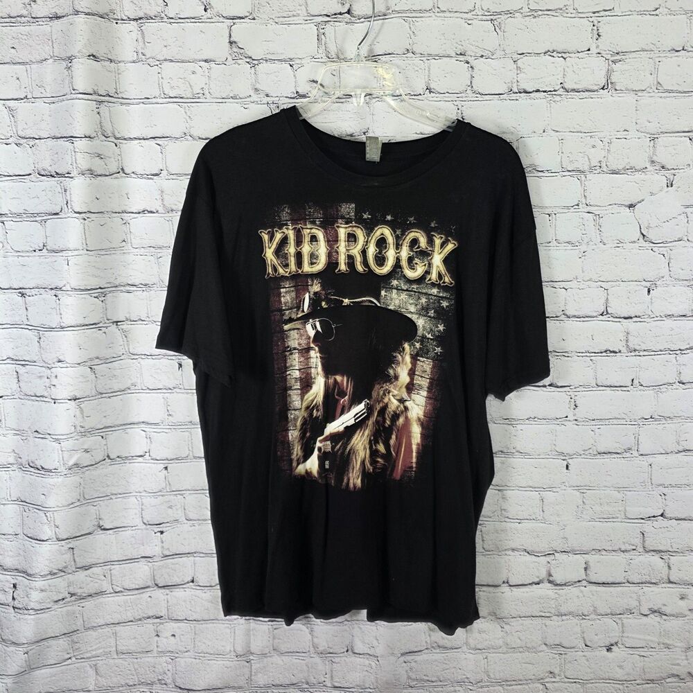 KID ROCK Men's XL Black 2015 “ FIRST KISS CHEAP DATE TOUR “ SS T-Shirt